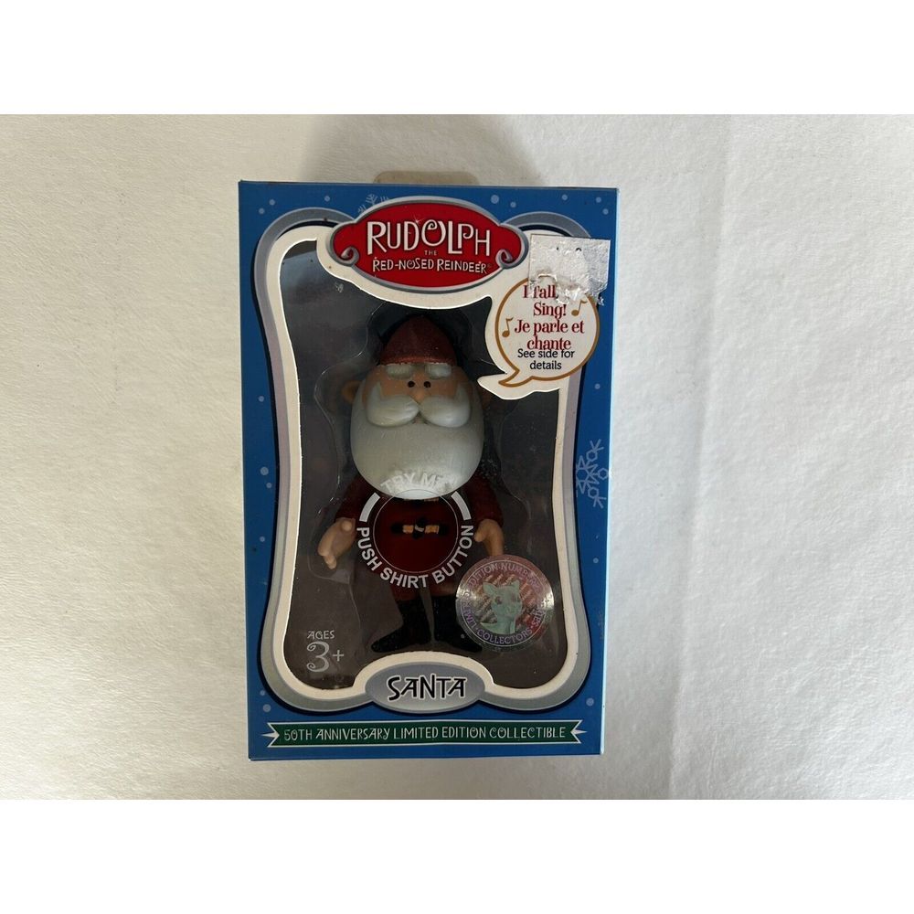 "Rudolph‎ The Red Nosed Reindeer" Santa Claus 50th Anniversary Limited Edition